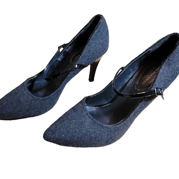 Dana Buchman- Gray heels- size 9 - Picture 2 of 9